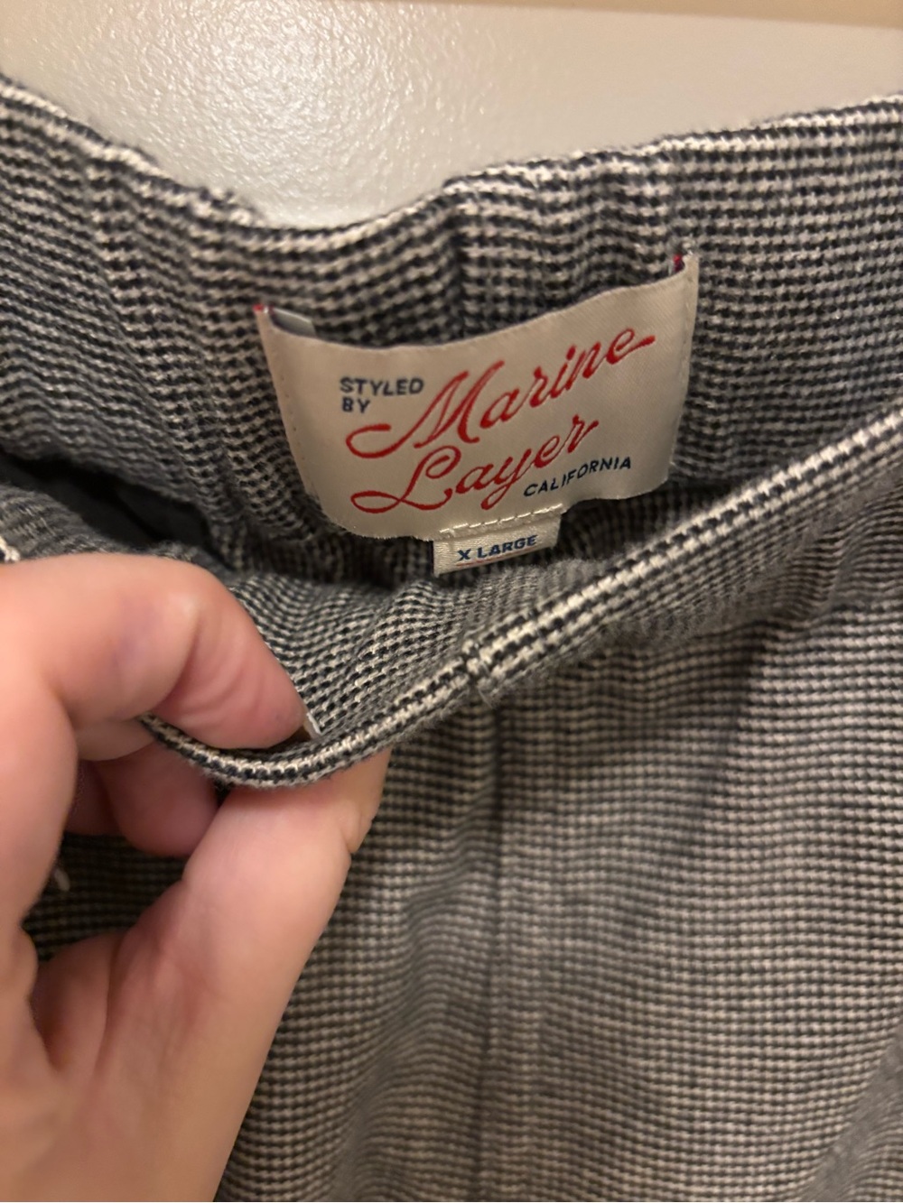 Marine Layer Wide-Leg Gray Women's Pants - Picture 4 of 4